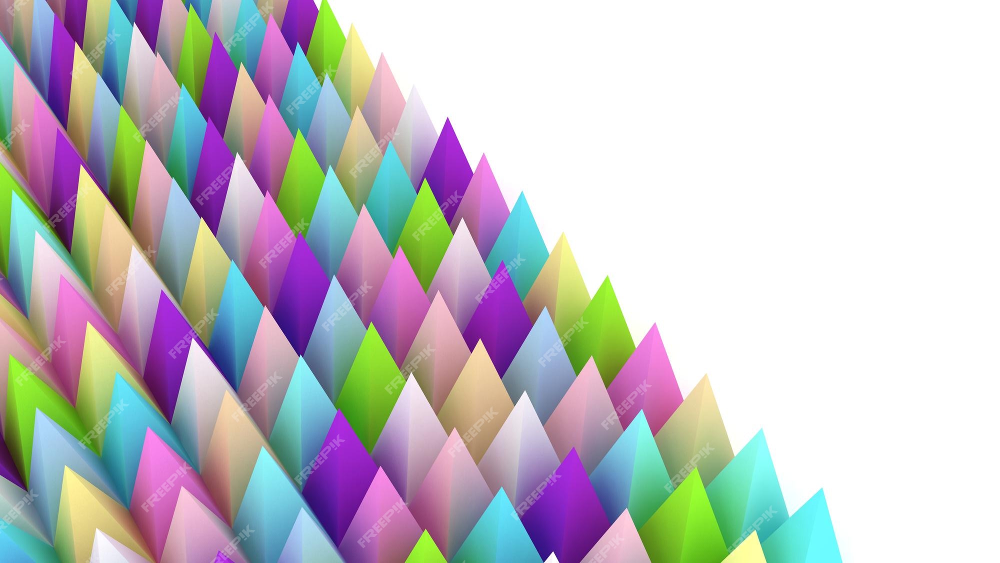 Premium Photo | Holographic pyramids background 3d illustration multicolor wallpaper smooth pastel texture spikes abstract sharp objects 3d rendering backdrop Premium Photo | Holographic pyramids background 3d illustration multicolor wallpaper smooth pastel texture spikes abstract sharp objects 3d rendering backdrop