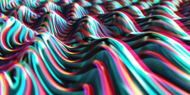 Photo holographic serpentine curves