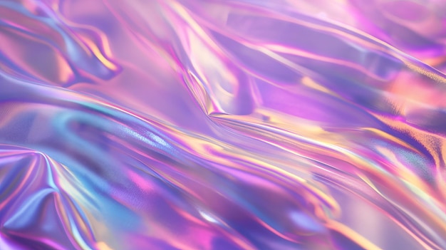 Photo holographic texture blur background iridescent background