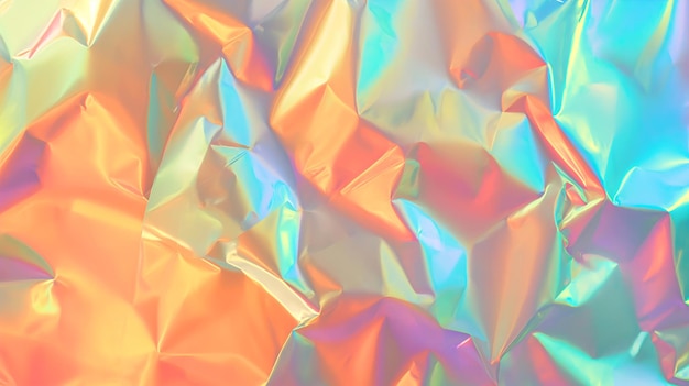 Holographic texture Blur background Iridescent background