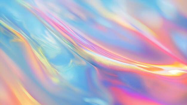 Holographic texture Blur background Iridescent background