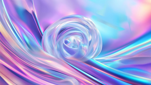 Holographic texture Blur background Iridescent background