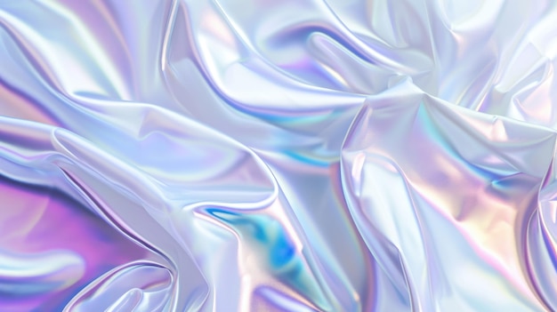 Holographic Textured Fabric Closeup