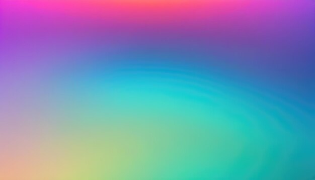 Holographic unicorn gradient colors soft blurred background