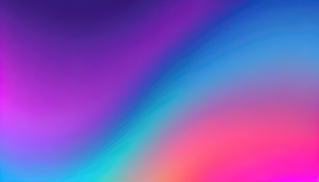 Holographic unicorn gradient colors soft blurred background