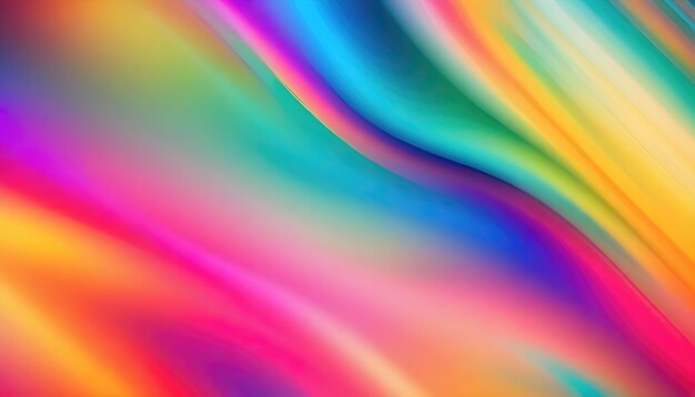 Holographic Unicorn Gradient colors soft blurred background