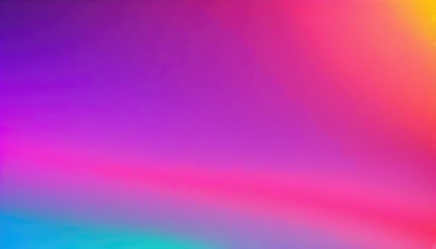 Holographic unicorn gradient colors soft blurred background