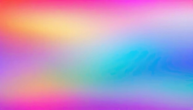 Holographic Unicorn Gradient colors soft blurred background