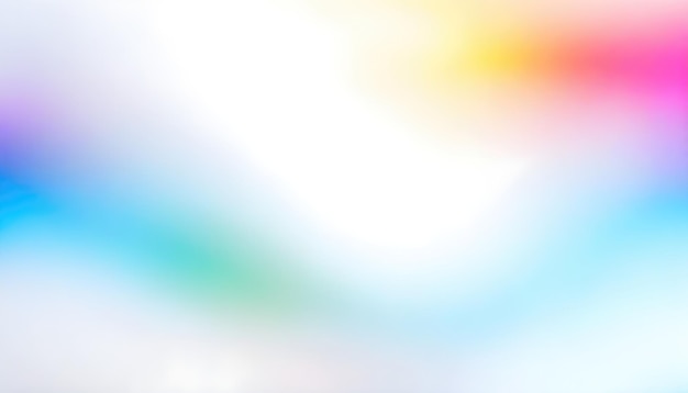 Holographic Unicorn Gradient colors soft blurred background