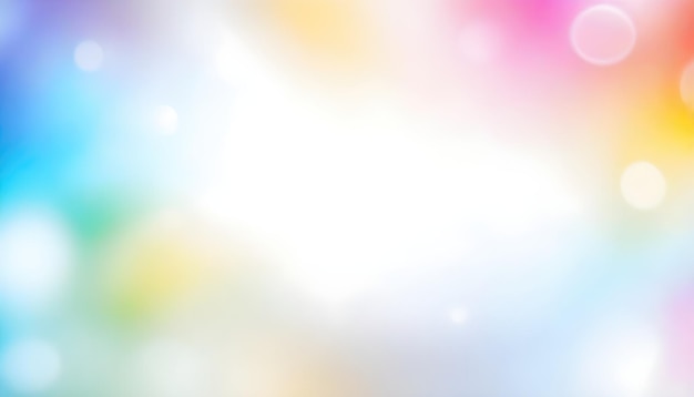 Holographic Unicorn Gradient colors soft blurred background