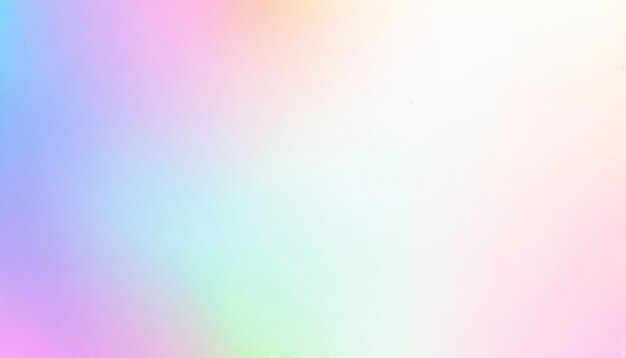 Holographic Unicorn Gradient colors soft blurred background