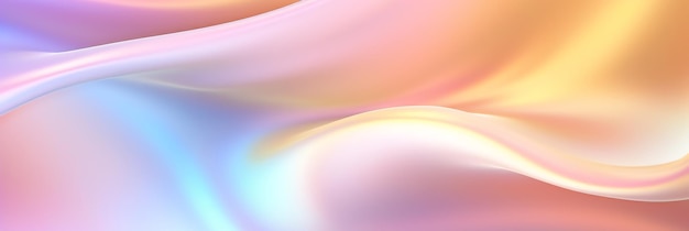 Holographic warm pastel colors gradient