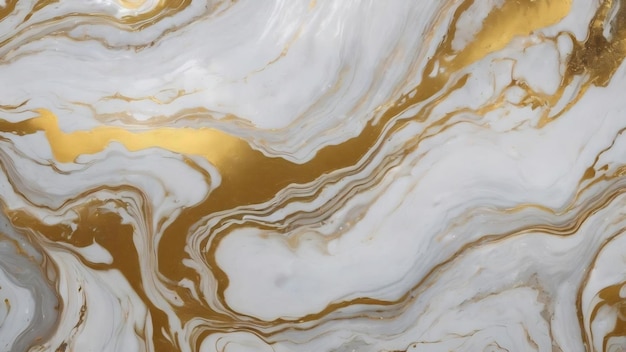 Holographic white and gold marble background luxury marble ink texture