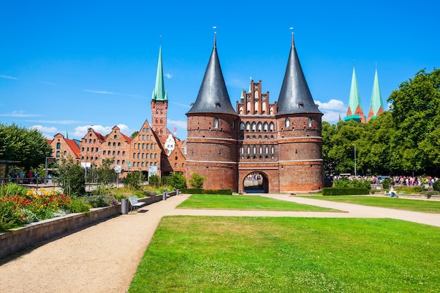 Holstentor stadspoort in Lübeck