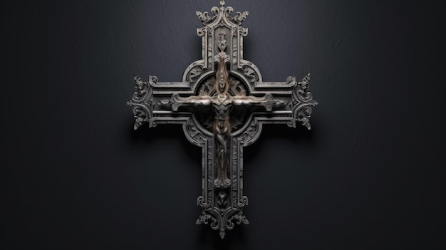 Premium AI Image | Holy cross symbolizing the death and resurrection of ...
