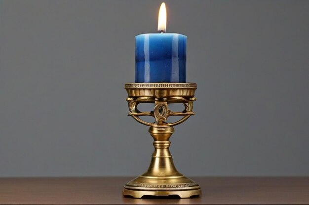 Holy hanukkah candlestick holder