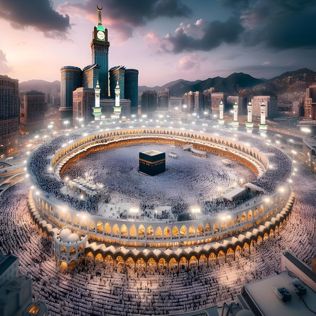 Holy Kaaba in Mecca Saudi Arabia