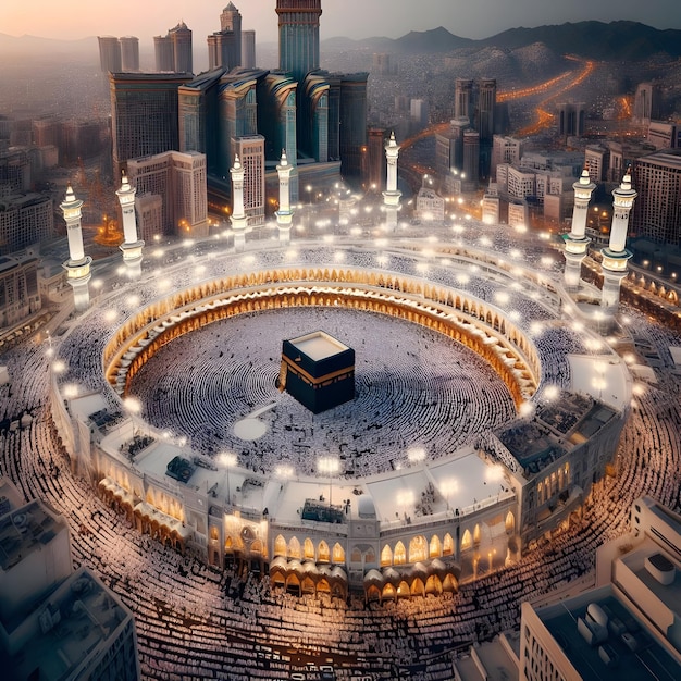 Holy Kaaba in Mecca Saudi Arabia