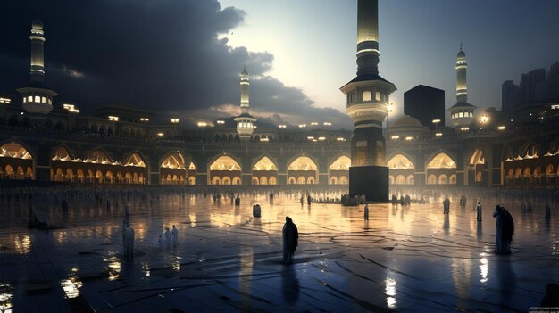 Holy Kaaba in Mecca saudi arabia