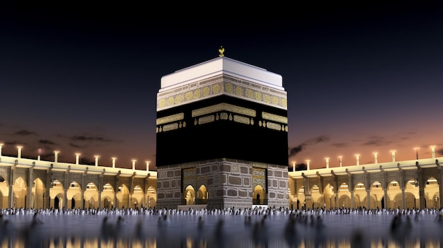 Holy Kaaba in Mecca saudi arabia