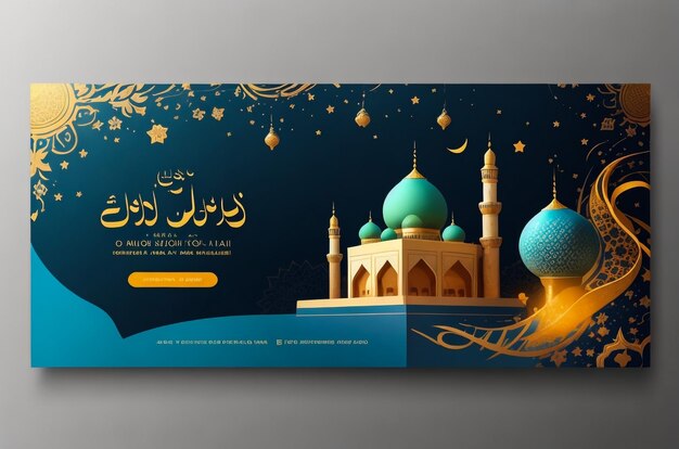 Photo holy ramadan cover design islam ramadan