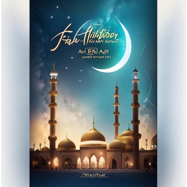 holy ramadan kareem moon month of fasting for muslims generative ai