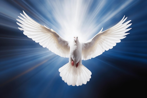 Holy spirit represented by a dove