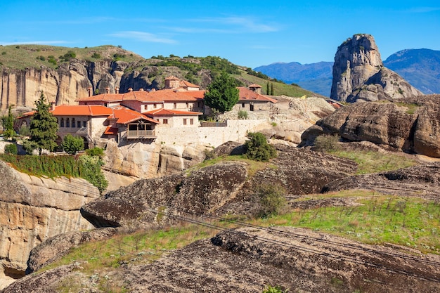 The Holy Trinity Monastery, also known as Agia Triada is an Eastern Orthodox monastery at Meteora in central Greece, situated near the town of Kalambaka.