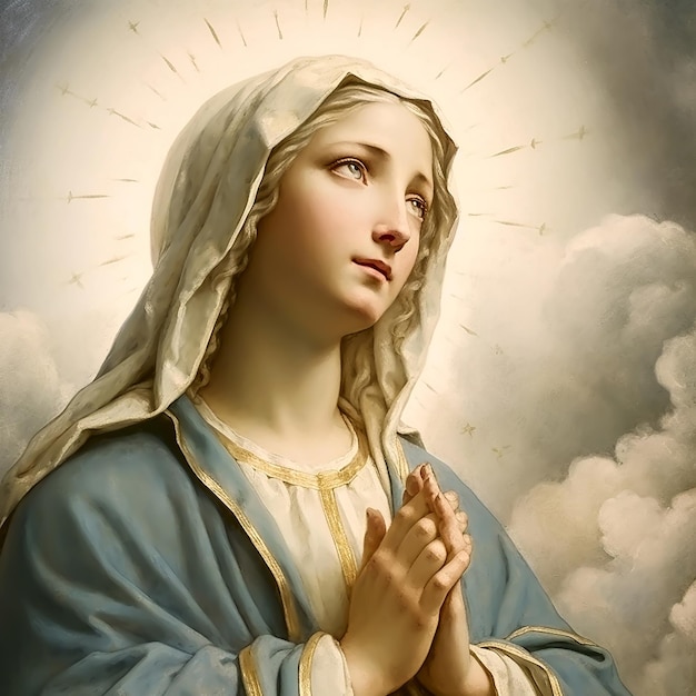 Holy Virgin Mary pray for us 6 generative ai