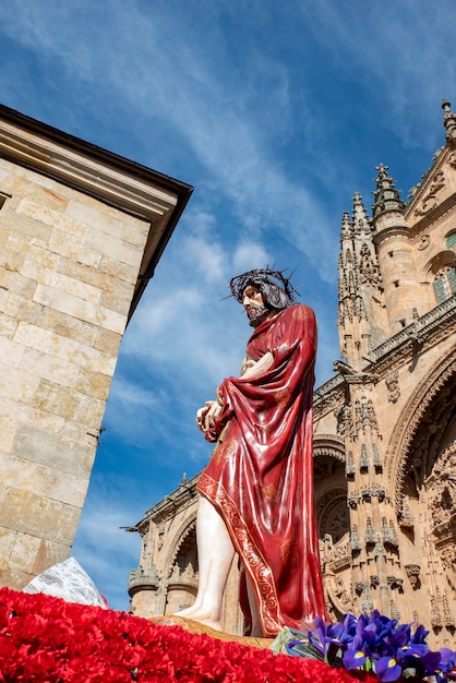 Holy Week Procession in Salamanca Spain