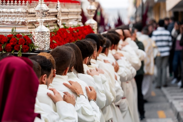 Foto celebrazione della settimana santa in sud america