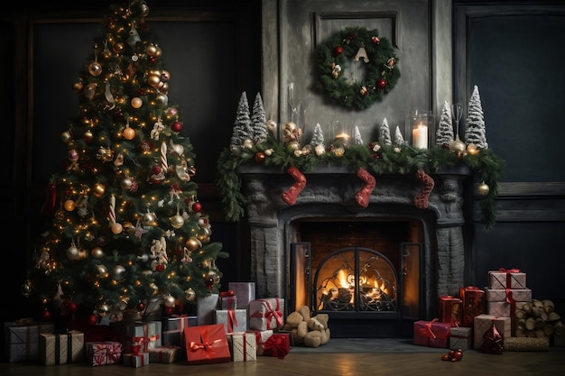 Home Christmas Decorations Generative AI