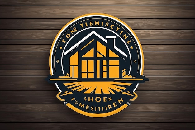 Photo home construction logo design template house building store logo template