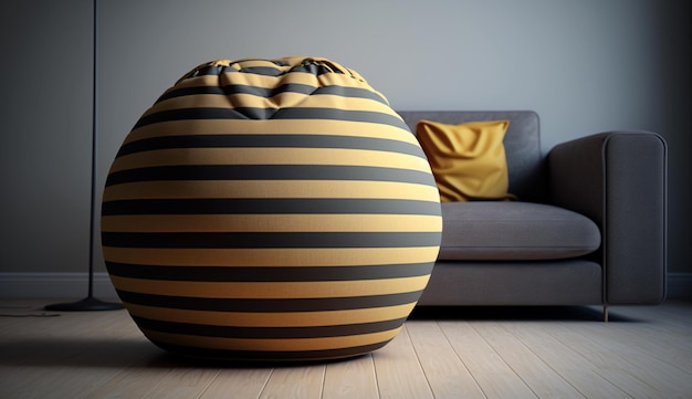 Home decor Sitting Ball Generative AI