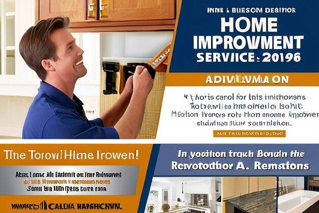 Photo home improvement services advertisement