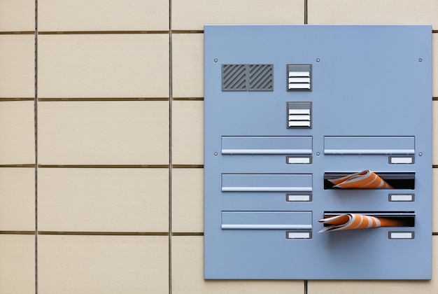 Photo home intercom system with letterboxes