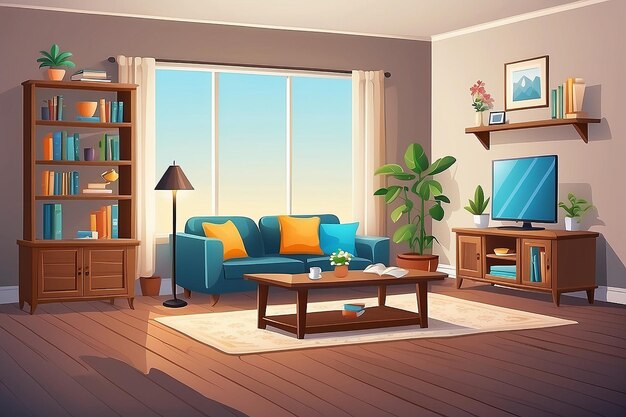 Photo home interior furniture set living room items