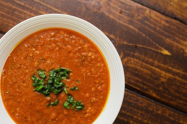 Photo home made vegetable soup