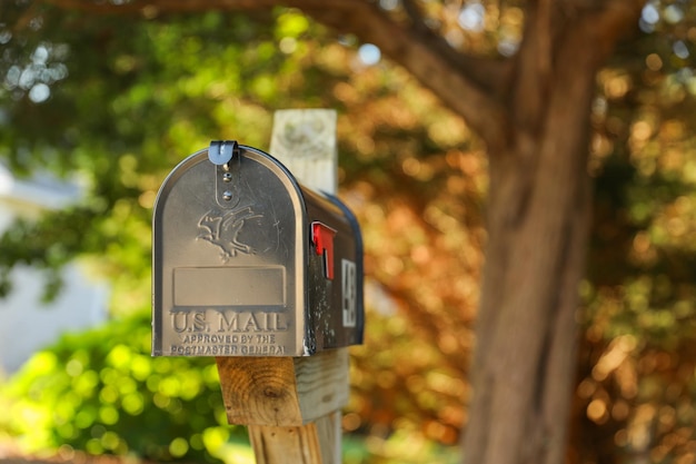 Photo home mailbox a symbol of connection awaiting news and messages reflects a sense of belonging and
