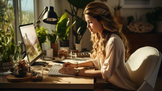 Photo home office interior