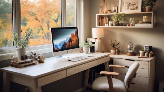 Foto home office interior