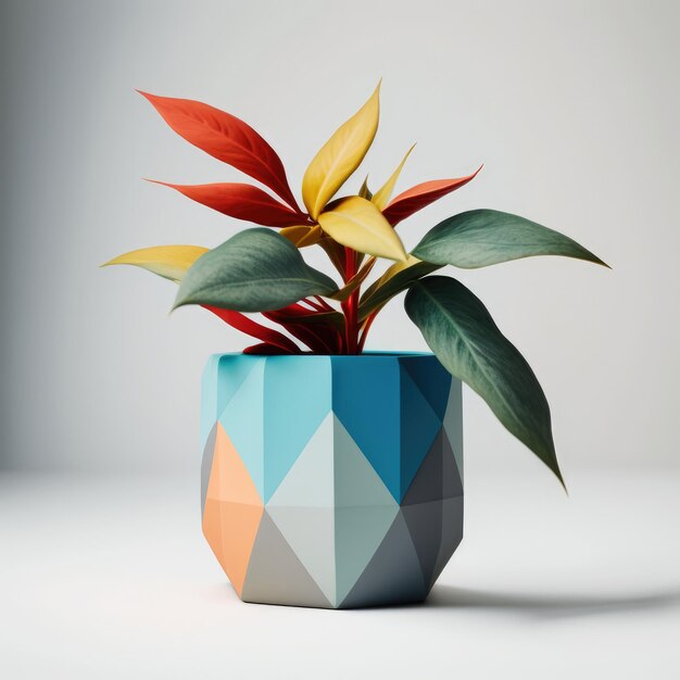 Home Plant in Pot Illustratie Generatieve AI