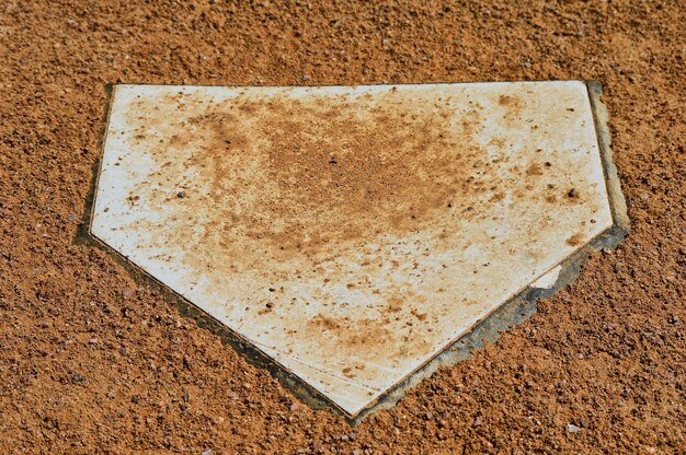 Foto home plate sul campo da gioco