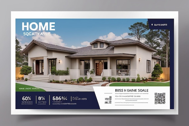 Home sale business social media post vierkante flyer banner sjabloon