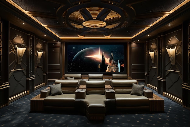 Home Theater Room Design Interior Design