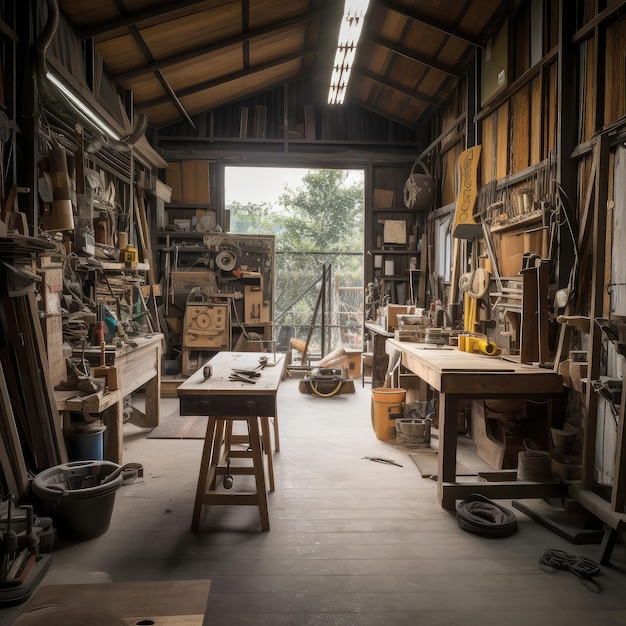 Home Warehouse Repair Room