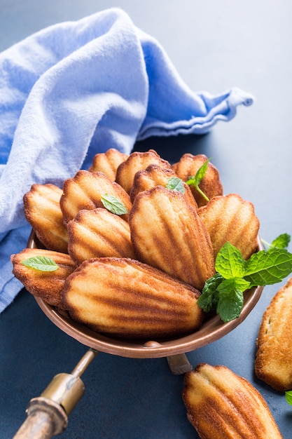 Homemade anise cookies madeleine