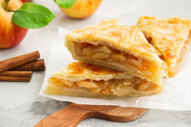 Homemade apple pie.