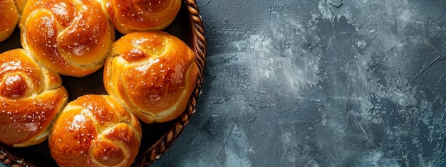 Фото Домашний пирог: свежевыпеченные золотые рулоны в теплой сковородке