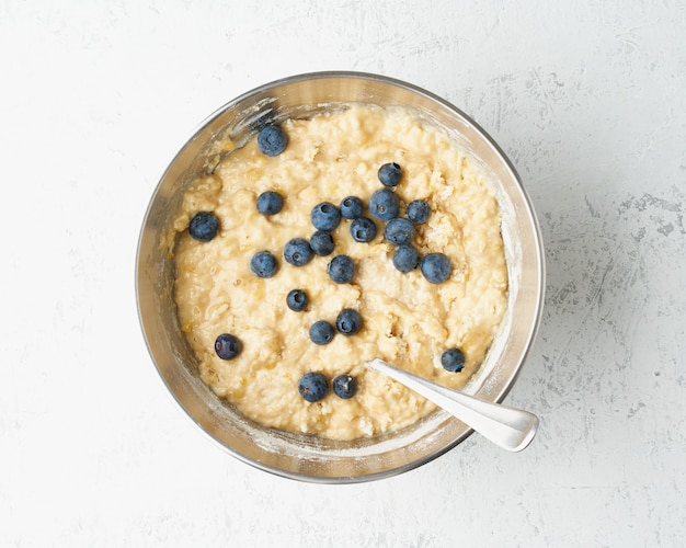 Homemade Banana bread. Dough for cake. Step by step recipe. Step 10.